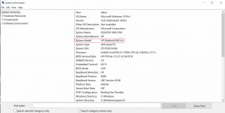 model number of laptop