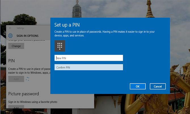 How to Change Windows 10 Password to a Pin