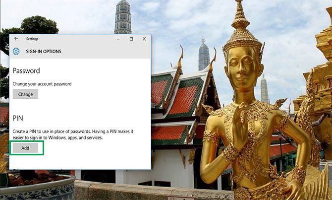 How to Change Windows 10 Password to a Pin