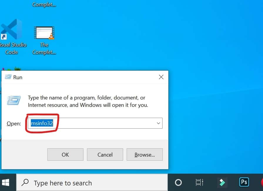 Windows System Information tool to Check SSD or HDD