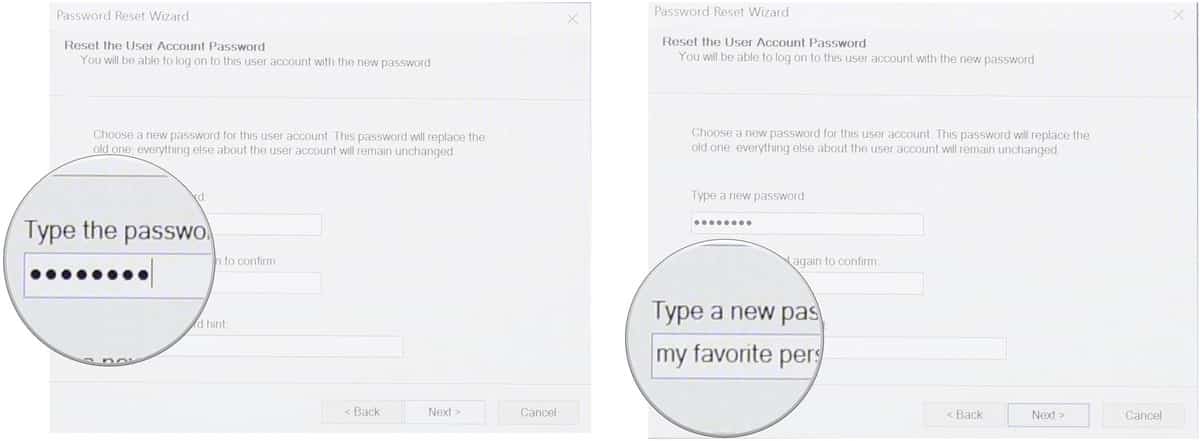 How to use a password reset disk on Windows 10